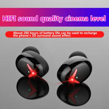

TWS Bluetooth 5.0 Wireless Earphones Mini BT5.0 Headset Twins Earbuds 5D Stereo True Wireless Earphones With Charging Case 3D24