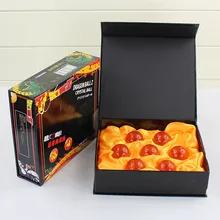 7 pçs/lote Alta Qutaily Estrelas da Bola de Cristal Dragon Ball Super Grande 7 cm 7 PVC Action Figure Toy 7 pçs/set frete Grátis