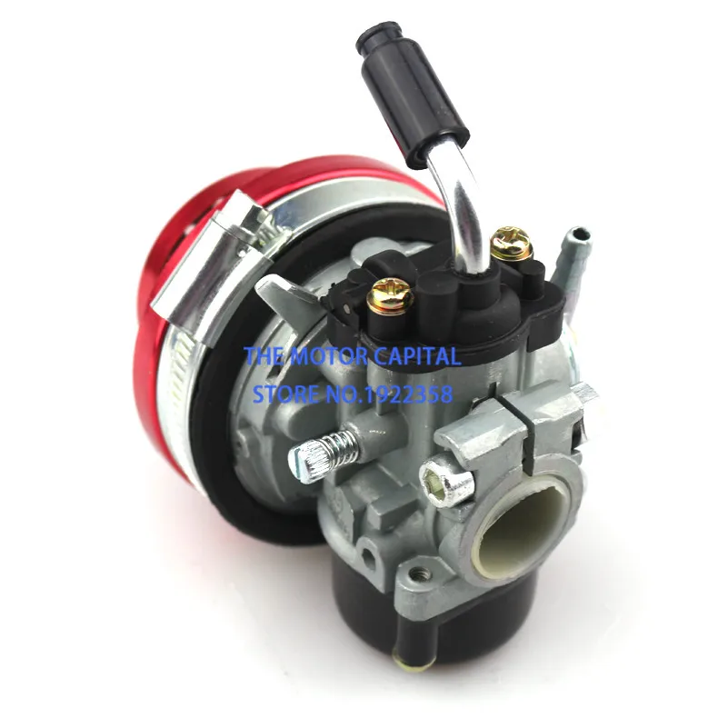 49cc 50cc 60 66 80cc 2 тактный красный карбюратор воздушный фильтр Carb fit моторизованный велосипед мини велосипед atv