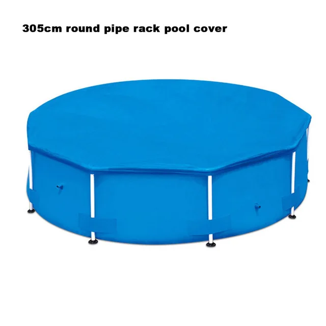 Складной тент для бассейна круглый водонепроницаемый трубный коврик для бассейна надувной наземный тканевый надувной бассейн аксессуары