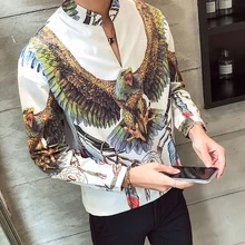 Для мужчин Повседневное тонкий короткий рукав платье хлопковая рубашка в европейском стиле одноцветное Цвет Топ