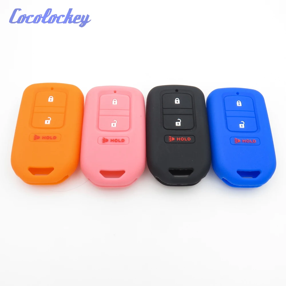 Cocolockey силиконовый чехол для автомобильного ключа Держатель Honda 2013 2014 Accord Civic Pilot CRV