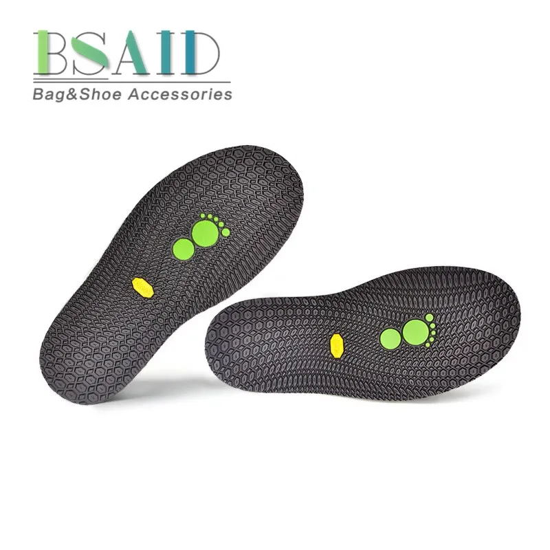 

BSAID 1 Pair Soles DIY Rubber Sole For Shoes Repair, Hard-Wearing Anti-Slip Glue on Full Outsole, Mats Protector Replacement