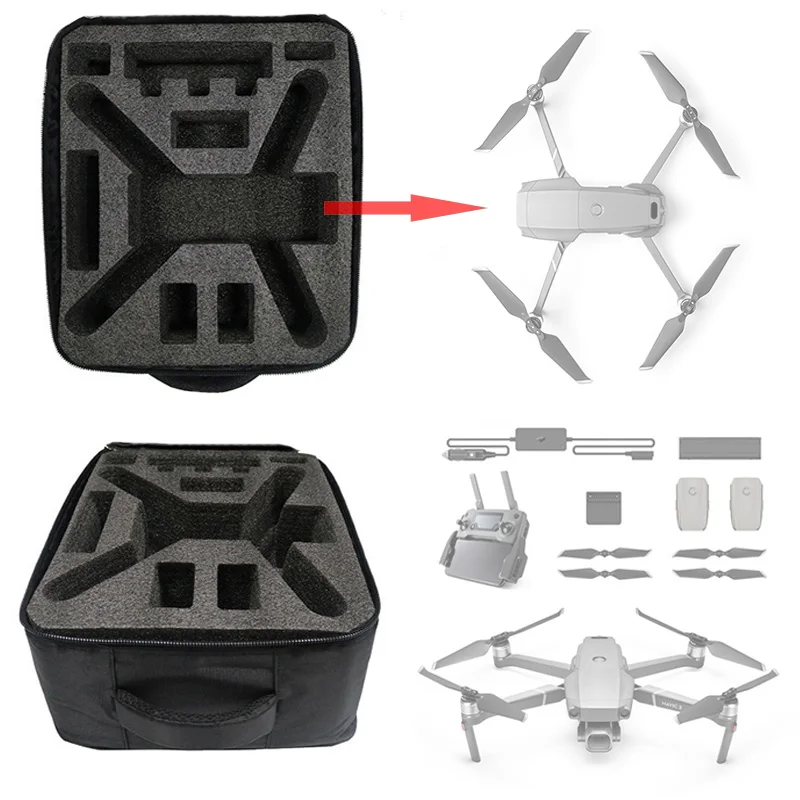 Light-Drone-Backpack-Shoulder-Carry-Waterproof-Bag-Storage-Case-For-DJI-Mavic-PRO-Drone-20A-Drop