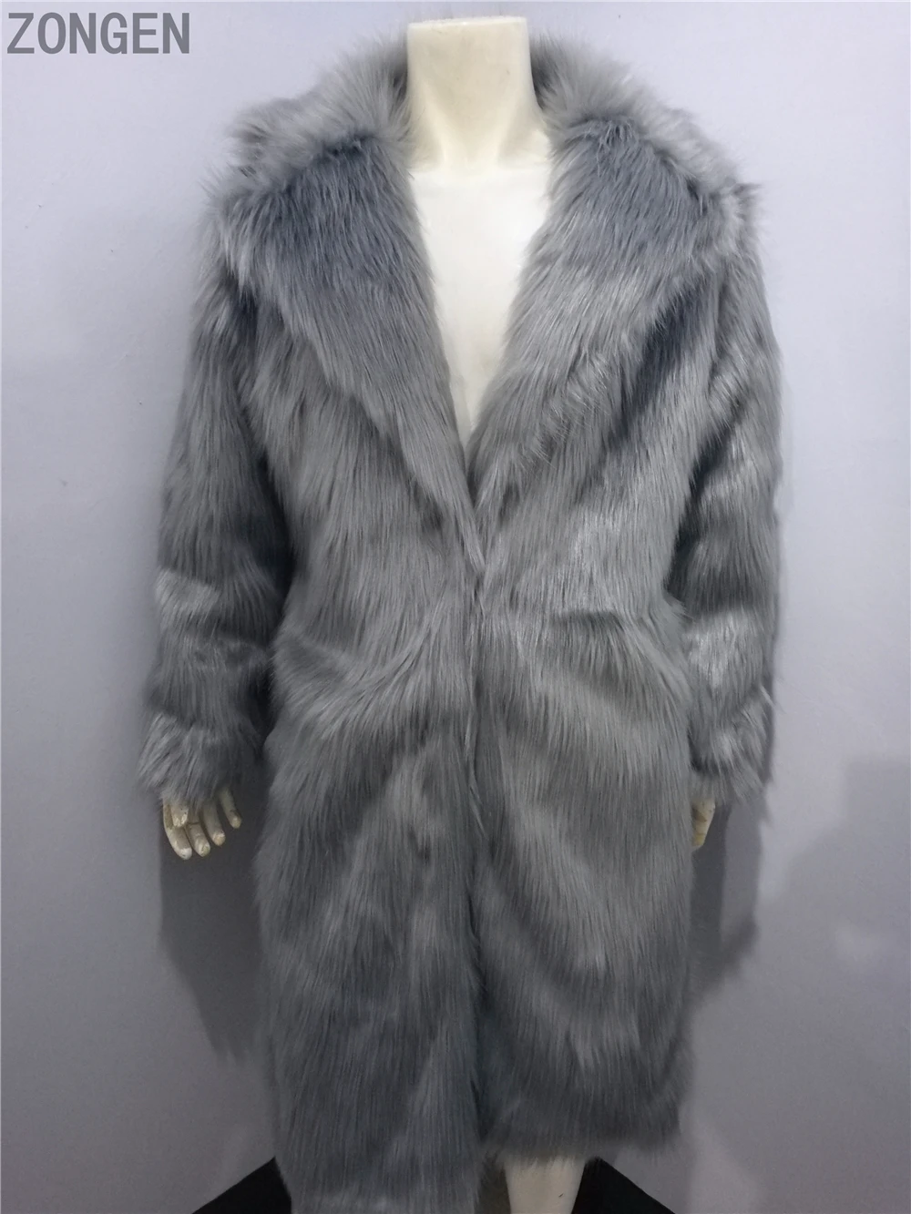 New 2018 winter men faux fur coat Black long section fashion winter warm fur coats Rabbit Turn-down Collar trends fur jacket genuine leather bomber jackets