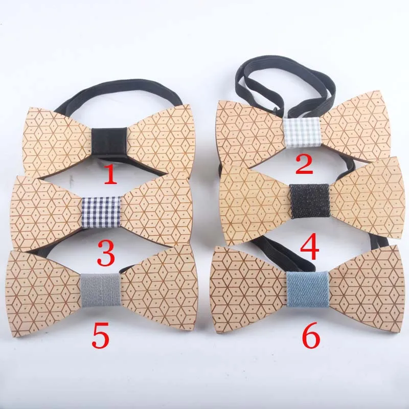 

Fashion Wooden Bowtie Gentleman Bow Ties Handmade Butterfly Wedding Party Bow Ties Butterfly Wooden Unique Tie for Man