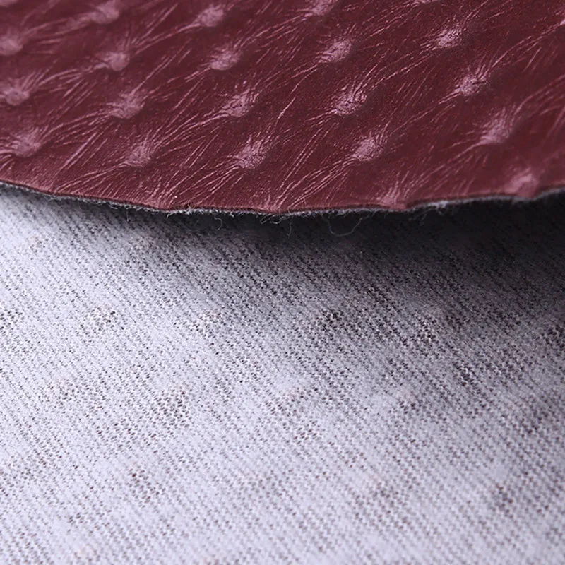 Lychee Life A4 Embossed Dot PU Leather Fabric High Quality Synthetic Leather DIY Sewing Material for Handmade Crafts