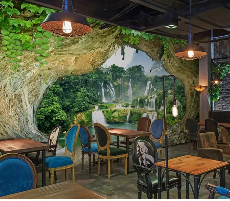 mural 3d wallpaper 3d wall papers for tv backdrop Water Cornucopia 3D Stereo Landscape Wall mural 3d wallpaper 3d wall papers for tv backdrop Water Cornucopia 3D Stereo Landscape Wall