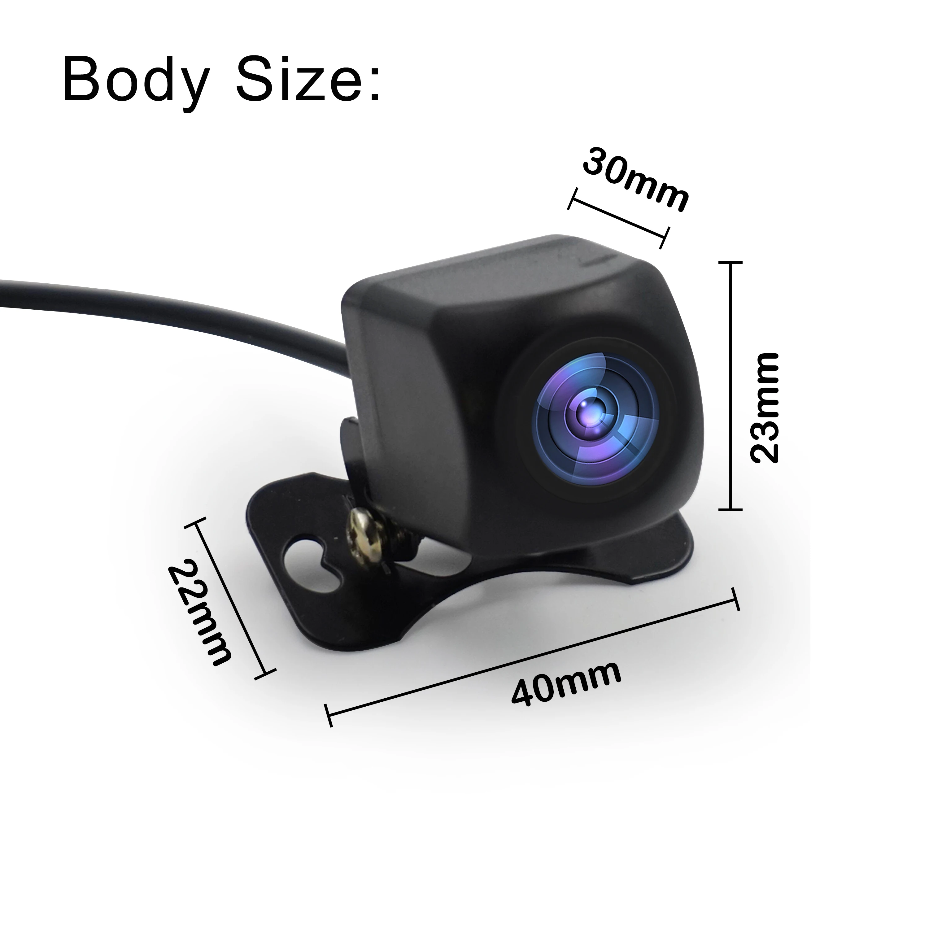 

Wireless Car Rear View Camera WIFI Reversing Camera Dash Cam HD Night Vision Mini Body Tachograph for iPhone and Android