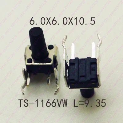 20 шт 6X6 H = 4,3/4,5/5/5,5/6,5/7 мм серии Кнопочный микропереключатель 90 градусов по горизонтали Тип моментальный тактовый переключатель с подставкой
