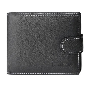 

Genuine Leather Men Wallet Hasp Male Wallets Zipper Purse Coin Pocket High Quality Men Clutch Bag Card Holder MWS023-2