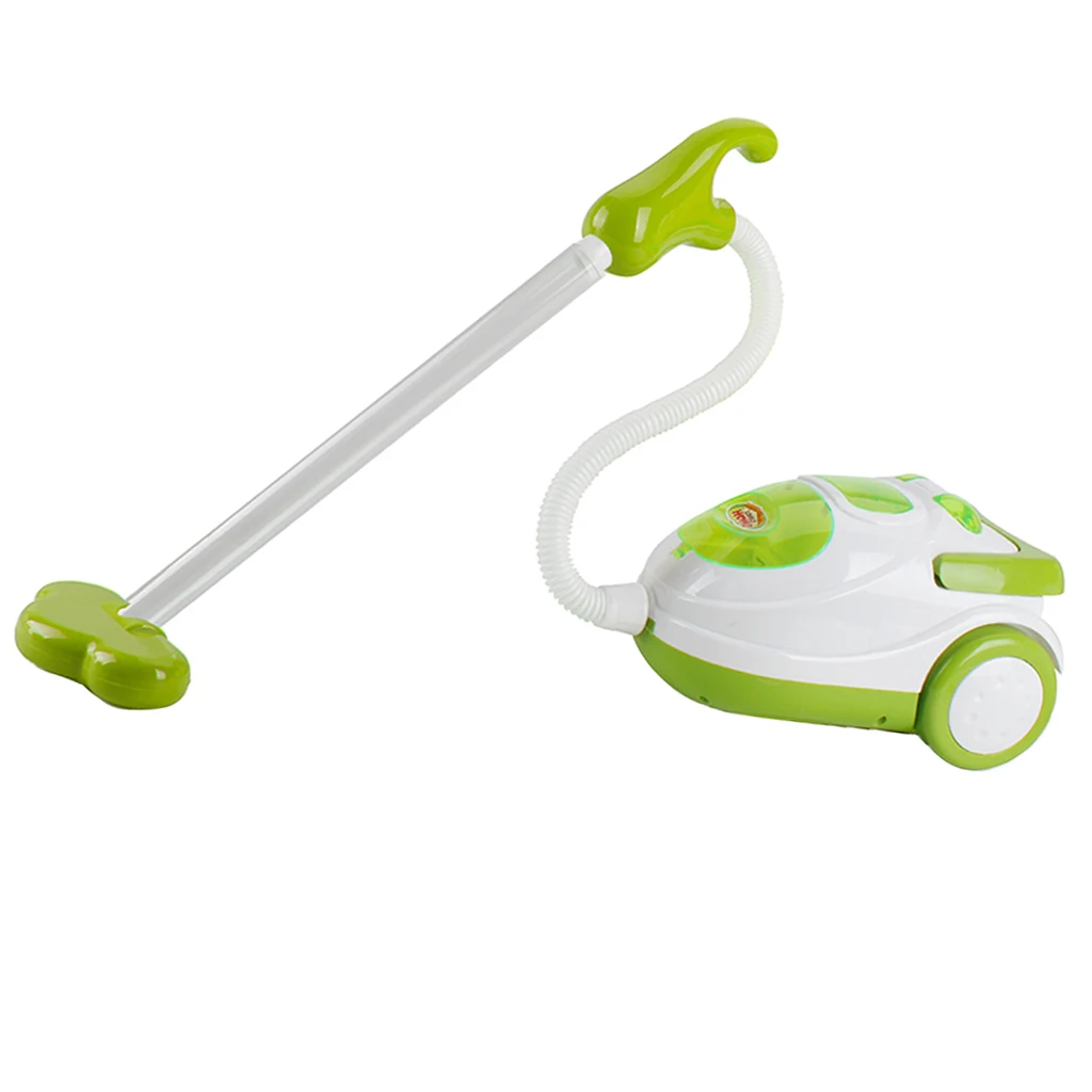 Mini Plastic Home Appliance Room/Kitchen Furniture Kids/Baby Pretend Play Toy Educational –Vacuum Cleaner Green