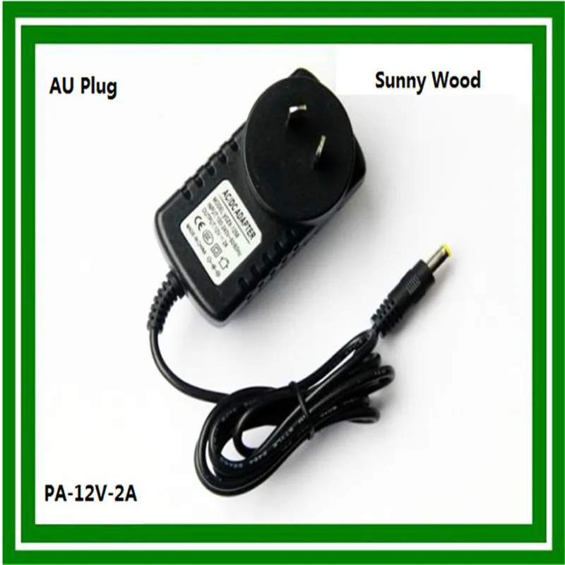 

Power adapter with power cord and dc connector for 12vdc led strip ,2a max ,EU ,US ,AU plug