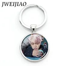 

JWEIJIAO Fashion Kpop BTS Bangtan Boys WINGS Album Keychain Keyring Pendant Key Chain Personalized Custom Key Ring BTS72