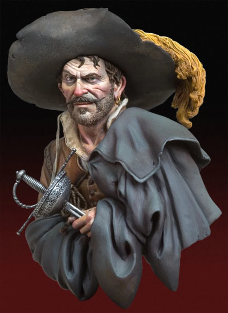 

1/10 Scale Unpainted Resin bust Marauder collection bust