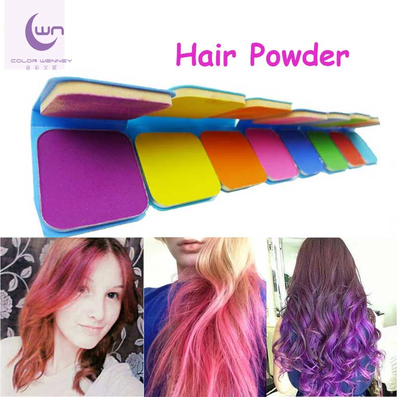 Temporary Hair Dye High Quality Blue Cake Hair Dye Chalks For The Hair