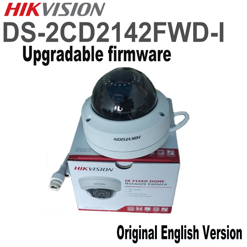 Hikvision 4MP IP камер DS-2CD2142FWD-I IP POE Камера день/ночь инфракрасный IP67 IK10 защиты открытый купол Камера