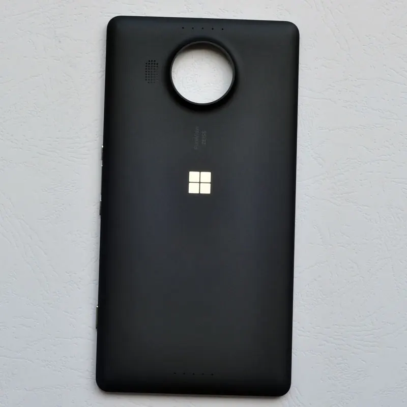 ZUCZUG пластиковый задний корпус для microsoft Nokia Lumia 950 XL чехол для батареи задняя крышка с боковой кнопкой+ NFC - Цвет: Black