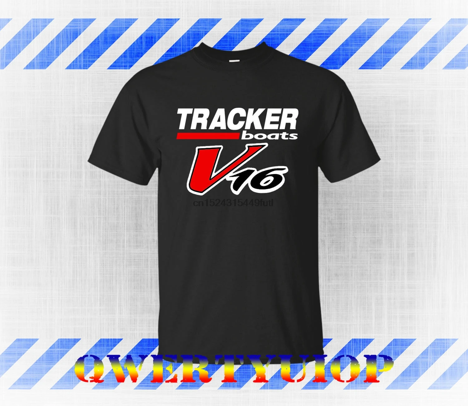 

TRACKER Boats T-Shirt Surfing Fishing V16 Boat Logo Decal Printed New Gildan