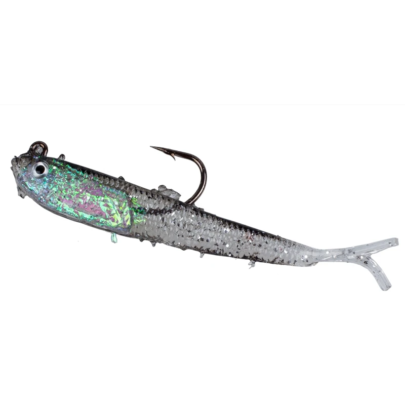 

10Pcs 70mm 6g Soft Bait Fishing Lures Lead Jig Head Fish Tackle Sharp Hook
