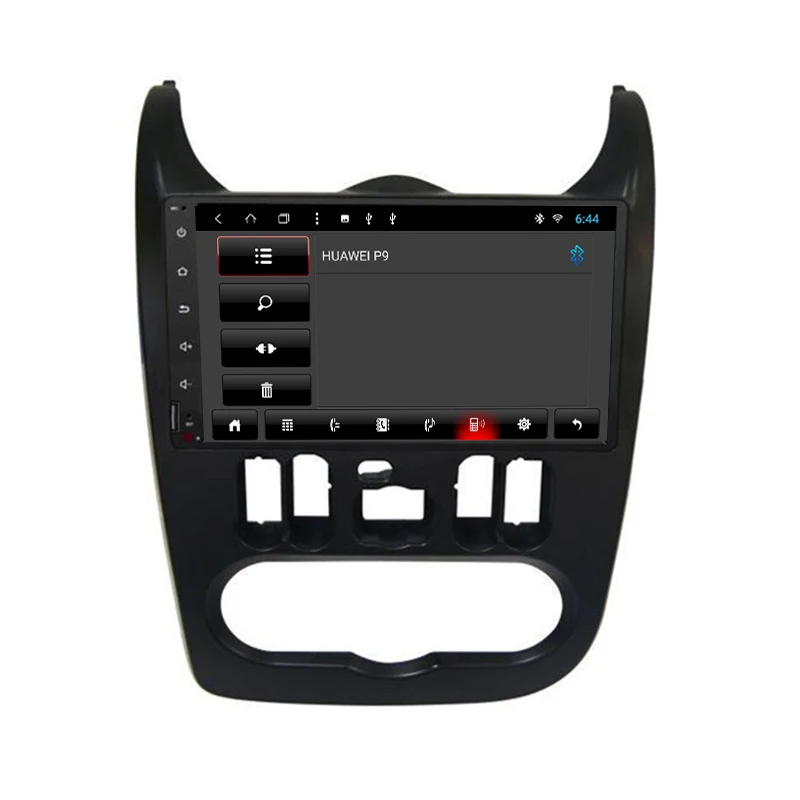 2 Din Даш Комплект для Renault Logan Sandero 2009 2010 2011 2012 2013 авто радио с заднего вида Камера SWC