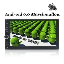 Backup Camera Included!! Android 6.0 Car Stereo 2Din GPS Navigation 7 inch Car Radio Head Units DVD Player Touch Screen BT WIFI