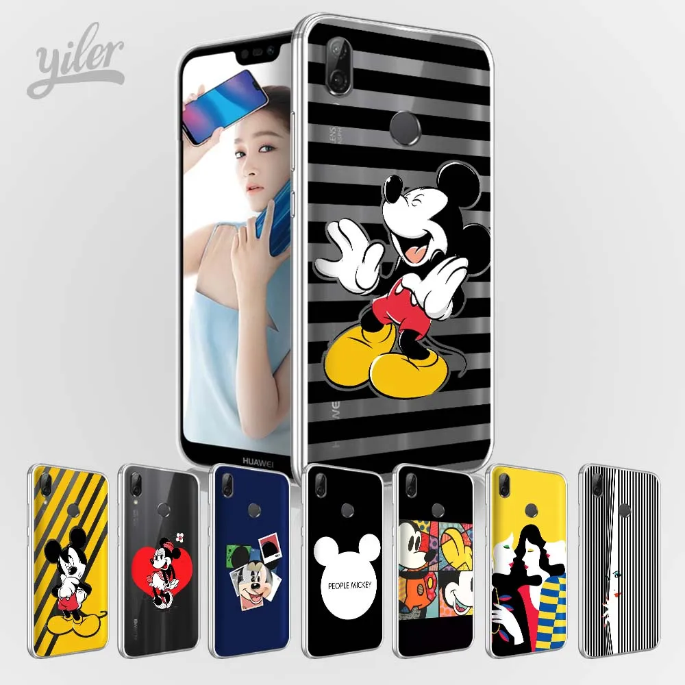 

Cute Mouse Case for Coque Huawei P20 lite P20 Pro P20 P smart Cases Cute Mouse case for Funda Huawei Honor 9 lite 7X 6A/X 8 9 10
