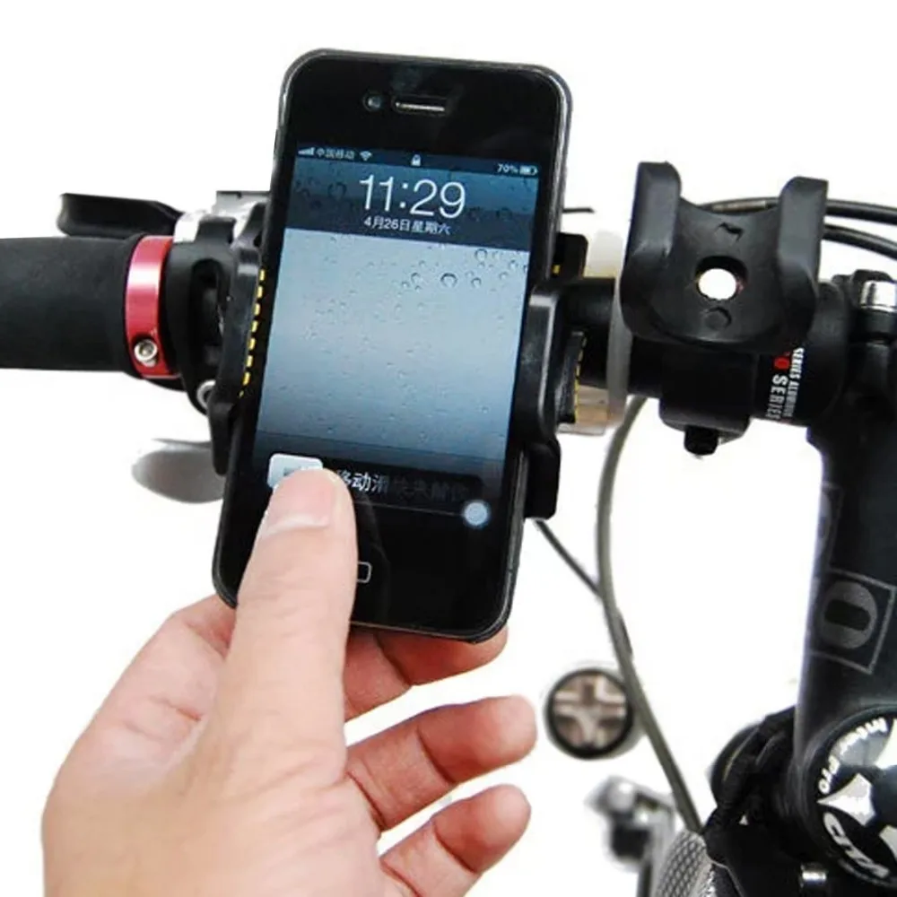 Горячая Универсальный кронштейн Мотоцикл держатель для руля велосипеда мотоцикла для Ipod мобильного телефона gps подставка держатель для iphone samsung