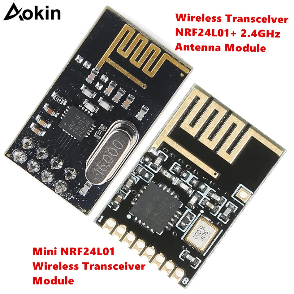 Беспроводной приемопередатчик NRF24L01 + 2,4 ГГц антенный модуль для микроконтроллера NRF24L01 + 2,4 ГГц антенна беспроводной модуль