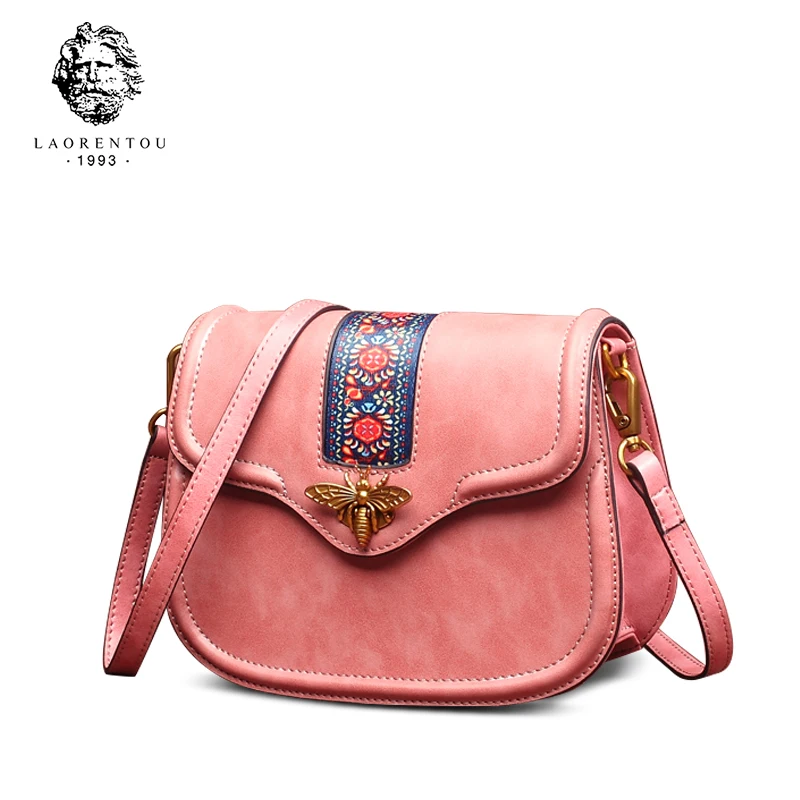 

LAORENTOU Women Shoulder Bag Luxury Messenger Bag for Female Split Leather Ladies Crossbody Bag Women bags Valentine's Day gift