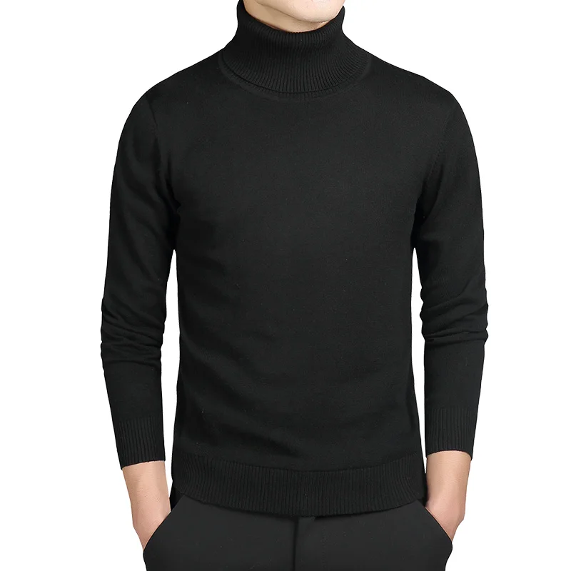 Kenntrice Turtleneck Sweaters Men Solid 