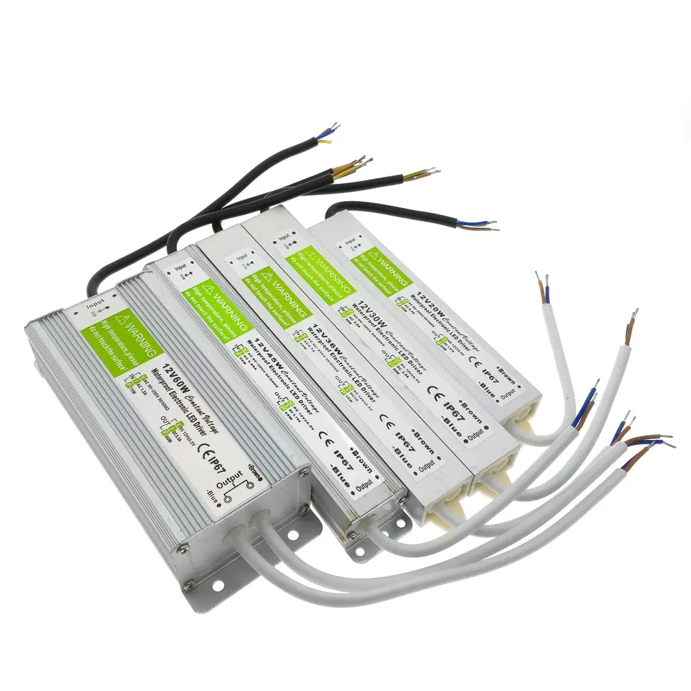 aliexpress com buy ip67 waterproof led driver dc12v lighting