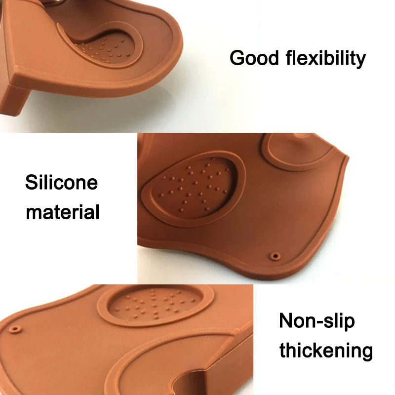 Силиконовый коврик для кофе, Противоскользящий коврик для домашнего кофе, чая, инструменты для эспрессо, коврик для вскрытия E2S