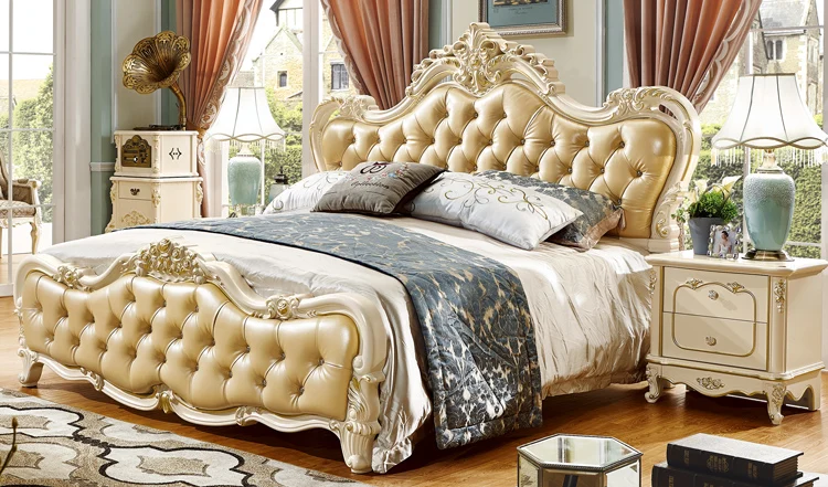 luxury best bed designs 2018 cheap price bed latest bedroom furniture - 908