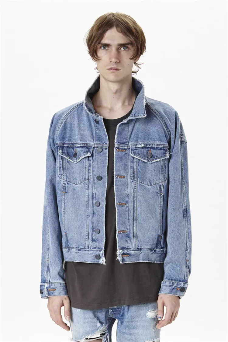 Fashion Fear Of God Denim Jackets Mens Woman Justin Bieber High Street  jaqueta jeans masculina Bat sleeve Design FOG Man Coats|jaqueta jeans  masculina|designer mens coatmen coat - AliExpress