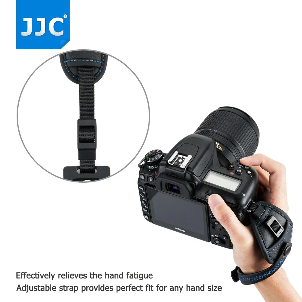 JJC Противоскользящий ремешок для камеры для Canon/Nikon/sony/Fujifilm/Olympus/Pentax/Panasonic+ быстросъемная пластина/U пластина