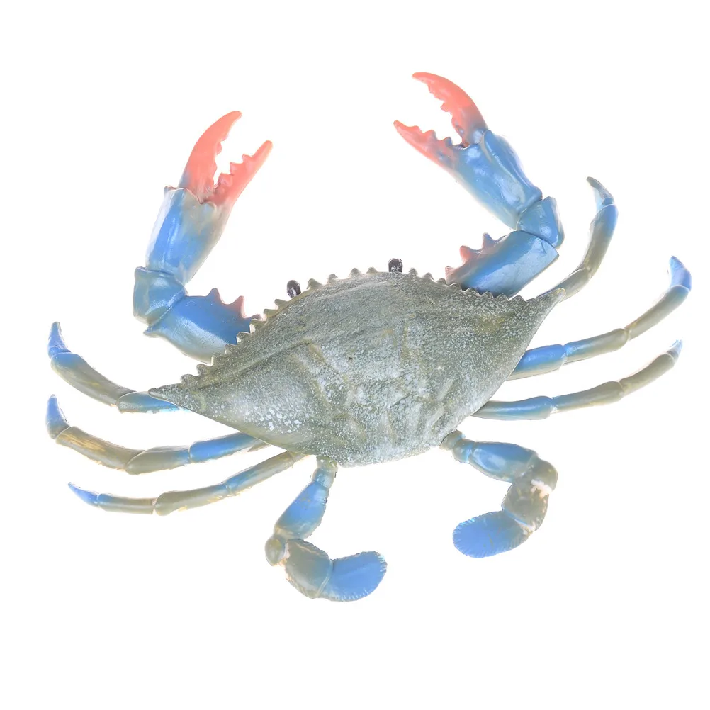 

Simulation Animals Seafood Model Plastic Crab Toy Sea Life Action Figures Collection Boys Gift The Underwater World Toys