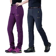 Зимние Для Мужчин's флис на открытом воздухе штаны теплый спортивный Windstoppers Кемпинг Альпинизм, лыжи брюки ветрозащитный Пеший Туризм брюки Q295