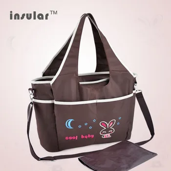 

New Arrival Free Shipping Cartoon Baby Diaper Bag Cartoon Embroidery Mommy Bags Antimicrobial Nappy Bags