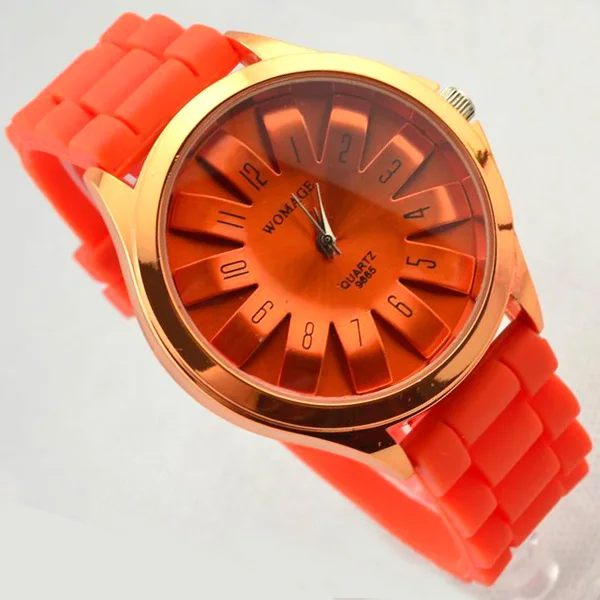 Womage Brand Women Dress Watches Fashion Floral Chrysanthemum Dial Lady Silicone Womage Brand Women Dress Watches Fashion Floral Chrysanthemum Dial Lady Silicone