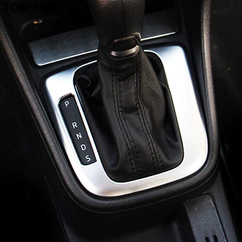 

TOMEFON Car Cover Styling ABS Chrome Stick Gear Shift Level Base Moulding 1Pcs For Skoda Rapid Spaceback 2013 2014 2015 2016