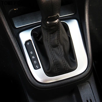 

TOMEFON Car Cover Styling ABS Chrome Stick Gear Shift Level Base Moulding 1Pcs For Skoda Rapid Spaceback 2013 2014 2015 2016