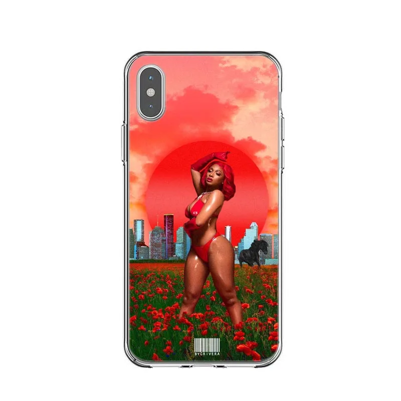 Силиконовый чехол для телефона Megan Thee Stallion Fever для iPhone XR X XS Max 6 6splus 7 7Plus 8 8 Plus 5 5S SE Rapper