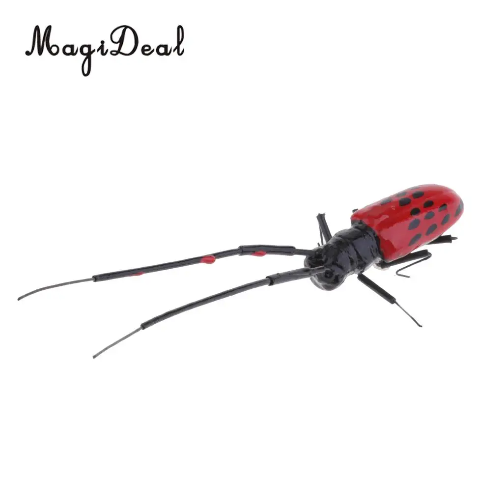 MagiDeal Artificial Lifelike Insects Model Cicada Figurines Home Garden Art Craft Decor DIY Tree Decor Kids Play Toy 