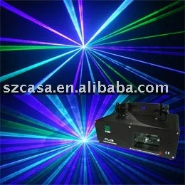 

150mW 3 Color Green+Blue Violet mixed blue laser light,dj light