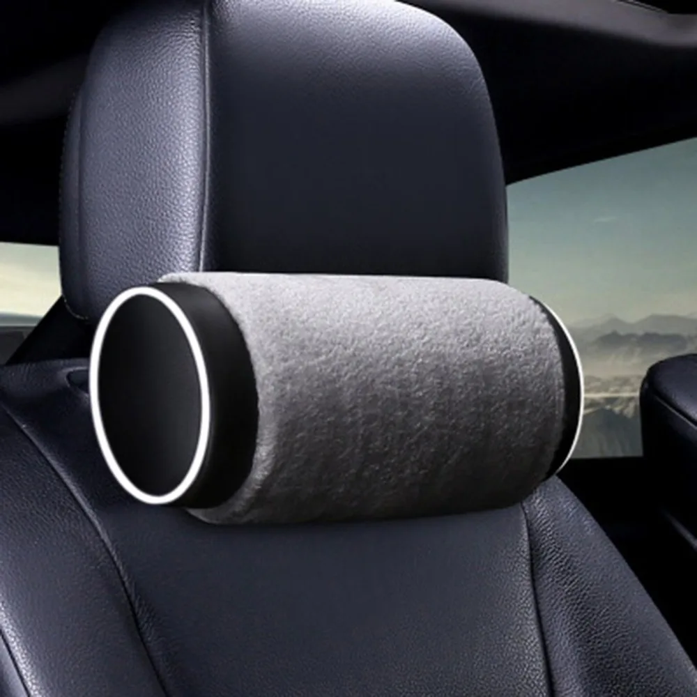 

Car Styling Support Headrest Pillow Neck Cushion Short velvet Pillow Support Universal For Auto office Home Seat