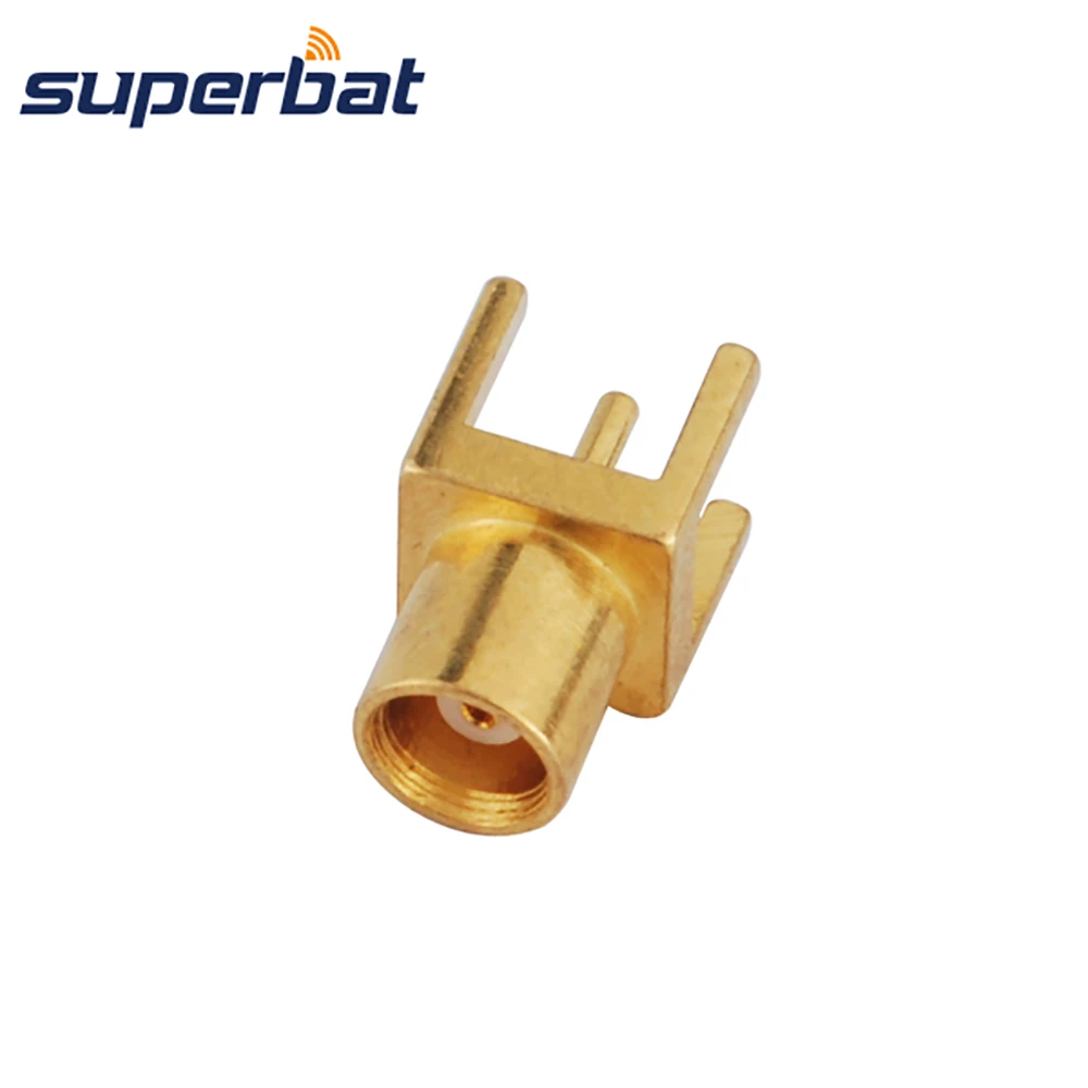 

Superbat MCX Straight Thru Hole Female PCB Mount .031" with Solder Post 50 Ohm RF Coaxial Connector