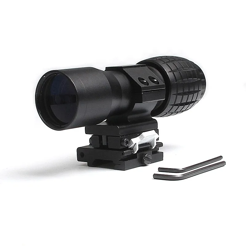 Airsoft 4X30mm Magnifying Focus Adjusted With Flip Up Mount Scope For Hunting 6-0060-2