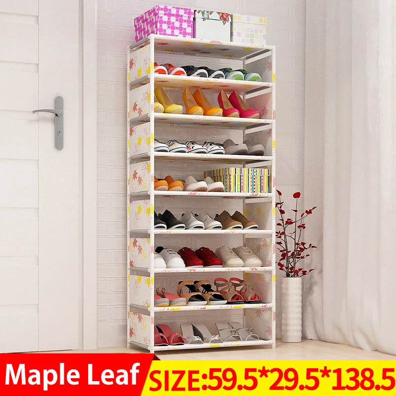 Modern Fashion Simple Non-woven Fabric Foldable Foldable Furniture Home Shoes Organizer Shoes Cabinet Shoes Closet 7 shoes rack