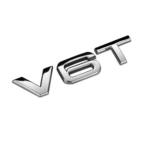 V6T V8T 3D металлические крылья сбоку значок кузова эмблема Стикеры Хо авто для